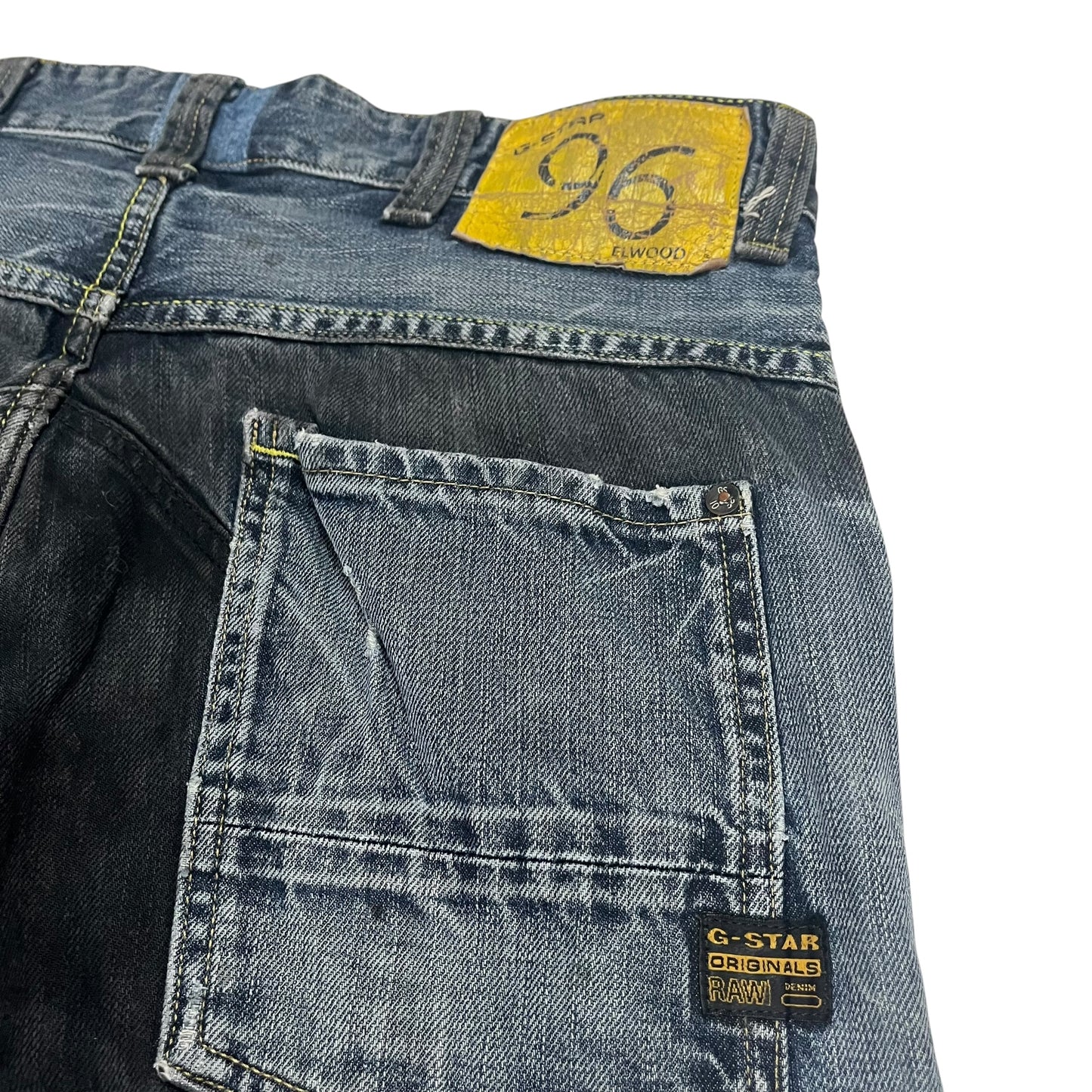 G-Star Raw Elwood 96 Two-Tone Patchwork Vintage
W33 L35 Iconic Archive Denim Streetwear