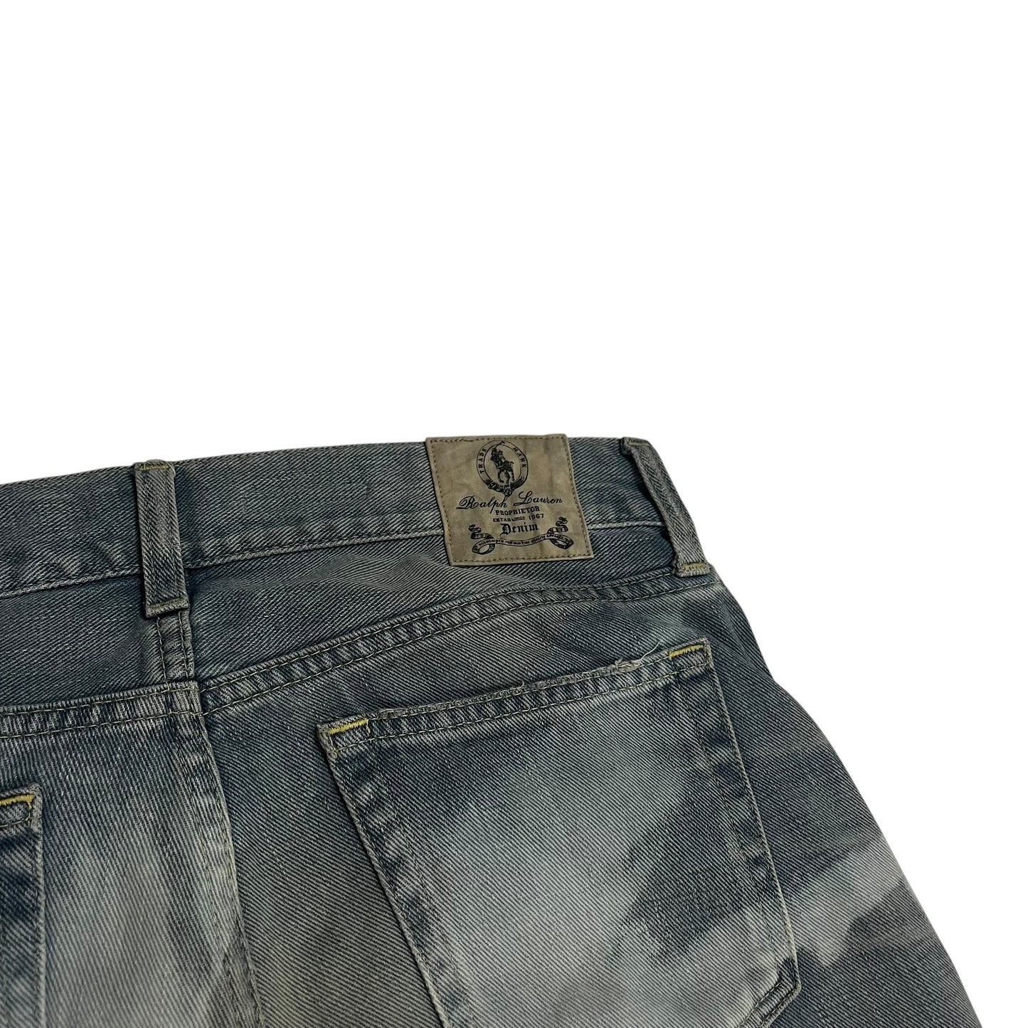 Ralph Lauren Denim Bleached Custom Wash Bootcut 
Vintage W32 L34 Camo Bleach