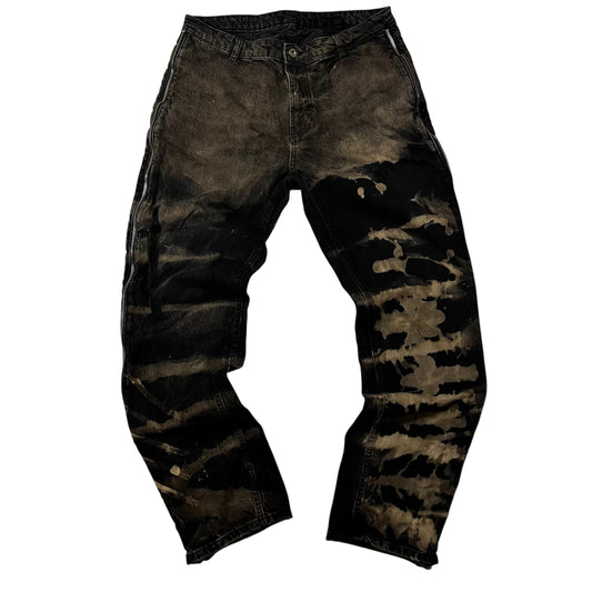 NovaLife Icon Jeans – Raw Bleached Statement Denim